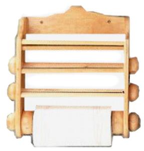 Calder Portarotolo Legno Lusso Rotoli 3 Naturale - 5030