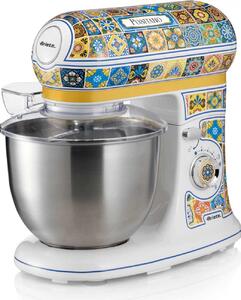 Ariete Positano Impastatrice Planetaria a 7 velocit Potenza 2400 Watt Tazza in Acciaio Inox da 5,5 litri - 1588/0P