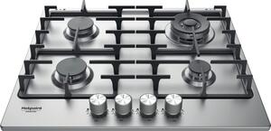 Hotpoint Ariston PPH 60G DF/IX Piano Cottura 4 Fuochi a Gas Larghezza 59 cm colore Inox