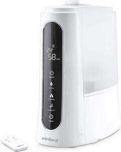 MINILAND Purificatore d'Aria ad Ozono Umidificatore Capacit 5 Litri con Telecomando colore Bianco - Humitouch Pure