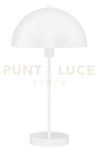 Lampada da tavolo a forma di fungo - metallo bianco