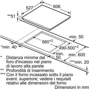 Bosch PXY675DE3E Serie 8 Piano Cottura Induzione 4 Fuochi 60 cm colore Nero