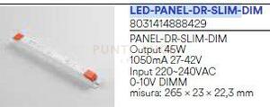 Led-panel-dr-slim-dim driver 27-42v per pannello led 45w 1050ma inp