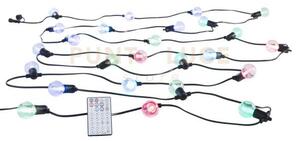 Stringa luminosa led rgb 12 lampadine e12 rgb incluse telecomando i