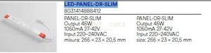 Led-panel-dr-slim driver 27-42v per pannello led 45w 1050ma input a