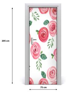 Rivestimento Per Porta Rosa Rosa 75x205 cm