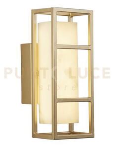 Applique led mirage, oro opaco e resina marmorizzata