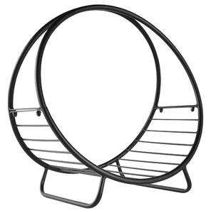 VivaGarden Rack Di Legna da Ardere Portalegna Forma Cestino Design Elevato Max. Carico 15 Kg - 84D158