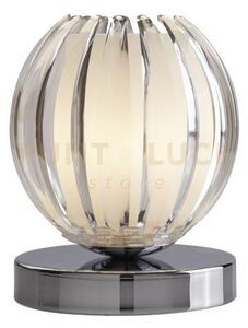 Lampada da tavolo claw touch - metallo cromato, acrilico e vetro sm