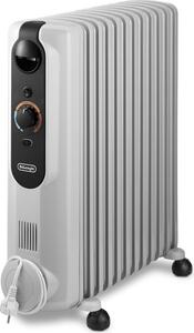De Longhi Radiatore Termosifone Elettrico ad Olio Stufa Portatile 10 Elementi Potenza 2500 Watt colore Bianco Radia-s Easytronic - TRRSE1225