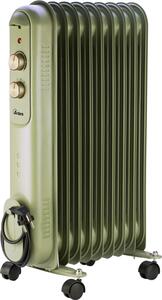 Ardes Radiatore Termosifone Elettrico ad Olio Stufa Portatile 9 Elementi 2000 Watt colore Verde - AR4R09VIN