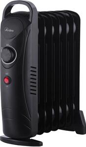 Ardes Radiatore Termosifone Elettrico ad Olio Stufa portatile 7 elementi Potenza 800 Watt con Termostato colore Nero - AR4R07M2 Oilo Mini 2