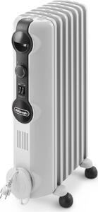 De Longhi Radiatore Termosifone Elettrico ad Olio Stufa Portatile 7 Elementi Potenza 1500 Watt con Termostato - TRRS 0715