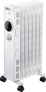 Comfee Radiatore Termosifone Elettrico ad Olio Stufa Portatile 7 elementi Potenza 1500 Watt colore Bianco - NY1507-20ME