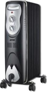 Zephir Radiatore Termosifone Elettrico ad Olio Stufa Portatile 9 Elementi Potenza 2000 Watt con Termostato - ZRA1519