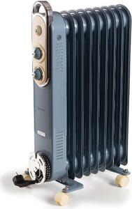 Ariete Radiatore Termosifone Elettrico ad Olio Stufa Portatile 9 Elementi Potenza 2000 Watt colore Blu - B825105AREG