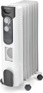 OLIMPIA SPLENDID Radiatore Termosifone Elettrico ad Olio Stufa Portatile Basso consumo 7 Elementi Potenza 1500 Watt con Termostato - CaldoRad 7
