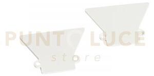 Kit 2 tappi per profilo d'alluminio wing bianco i-profilo-wing-cap
