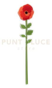 Funny flowers, fiore in plexiglas papavero grande