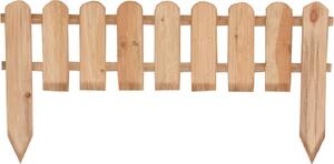 Wellton Recinto Basso per Aiuole in Pino modello Inglese Dimensioni 110 x 28 h cm