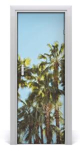 Adesivo per porta Paesaggi di palma 75x205 cm