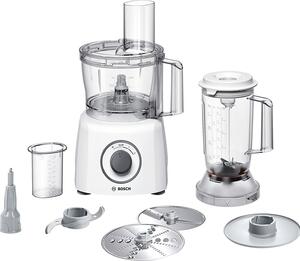 Bosch Robot da Cucina Multifunzione Capacit 2.3 Litri 2 Velocit Potenza 800 Watt Funzione Moment + Bicchiere Frullatore Capacit 1 Litro - MCM320