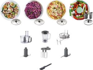 Kenwood Robot da Cucina Multifunzione Capacit 2.1 Litri 2 Velocit Potenza 800 Watt colore Metallico - FDM304SS