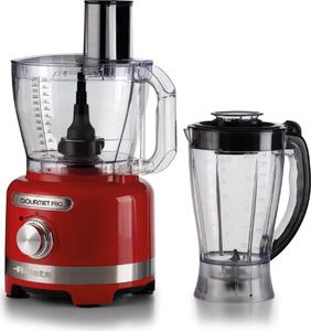 Ariete Robot da Cucina Multifunzione Capacit 3 Litri Potenza 1000 Watt 2 Velocit + Pulse colore Rosso - 00C178200AR0 Gourmet Pro Moderna