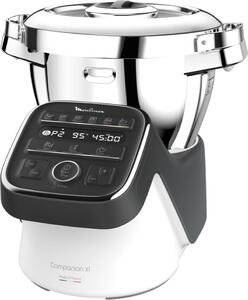 Moulinex Robot da Cucina Multifunzione Capacit 4.5 Litri Velocit 12 livelli Potenza 1550 Watt colore Nero Bianco - HF8098N