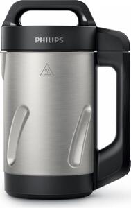 Philips Robot da Cucina SoupMaker Capacit 1.2 Litri Potenza 1000 Watt colore Nero e Argento - HR2203/80 Viva Collection