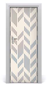 Sticker porta Sfondo geometrico 75x205 cm