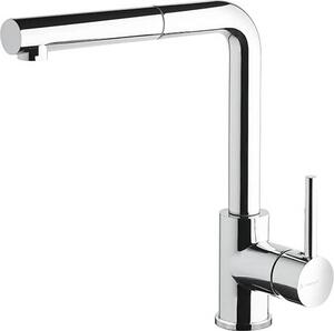 Newform Rubinetto Cucina con Doccetta estraibile Miscelatore Monocomando colore Cromo 63425.21.018 Real