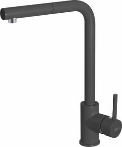 ELLECI Rubinetto Cucina Miscelatore con Doccetta Estraibile Monocomando colore Antracite 59 - MGKTRP59 Trail Plus