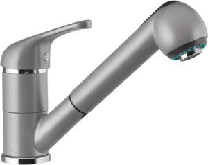 Argo Rubinetterie Rubinetto Cucina Miscelatore con Doccetta Estraibile Monocomando colore Cromo - 2580-01