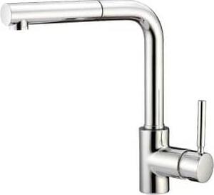 CROLLA Rubinetto Cucina Miscelatore con Doccetta Estraibile Monocomando colore Bianco Opaco - HARRY 7740BO