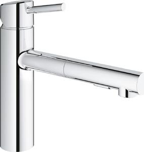 GROHE Rubinetto Cucina Miscelatore con Doccetta Estraibile Monocomando colore Cromo - 30273001 Concetto