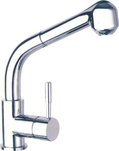 RUBINETTERIE ASSOCIATE Rubinetto Cucina Miscelatore con Doccetta Estraibile Monocomando colore Inox - 88007F Gemini