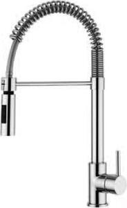 Argo Rubinetterie Rubinetto Cucina Miscelatore con Doccetta Estraibile Monocomando colore Cromo - Modena 2388 - 2388-01