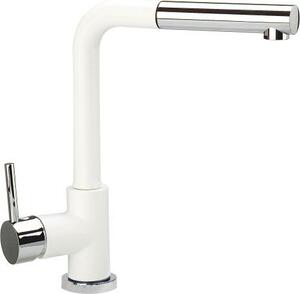 Plados Rubinetto Cucina Miscelatore con Doccetta Estraibile Monocomando in Ultrametal colore Cromo 40 + Alluminio UM41 - VEMIXEXTL