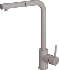 ELLECI Rubinetto Cucina Miscelatore con Doccetta Estraibile Monocomando colore Tortora G43 - MGKTRP43 Trail Plus