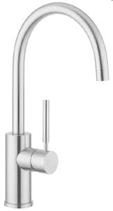 Argo Rubinetterie Rubinetto Cucina Miscelatore Doppio Comando colore Acciaio - Danimarca CU S522A