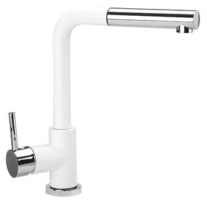 Plados Rubinetto Cucina Miscelatore Lavello con Doccetta Estraibile Monocomando colore Cromo+Jasmine CR+UG56 - VEMIXEXTL