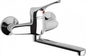 PAINI Rubinetto Cucina Miscelatore Lavello a Muro Monocomando colore Cromo - 04CR501P1 Pilot