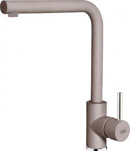 ELLECI Rubinetto Cucina Miscelatore Lavello Monocomando a Canna Alta in Granitek colore Tortora G43 - MGKTRA43 Trail