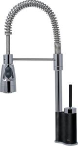 ELLECI Rubinetto Cucina Miscelatore Lavello con Doccetta Monocomando colore Nero - MGKCHE40