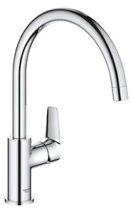 GROHE Rubinetto Cucina Miscelatore Lavello Monocomando a Canna Alta colore Cromo - 31 367 001 Bauedge
