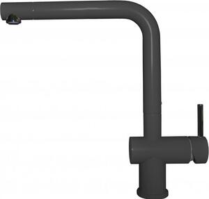 ELLECI Rubinetto Cucina Miscelatore Lavello Monocomando in Granitek colore Nero - MGKSTR40 Stream