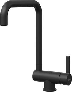 ELLECI Rubinetto Cucina Miscelatore Lavello Monocomando Sottofinestra in Granitek colore Nero G40 - MGKDAN40 Danubio