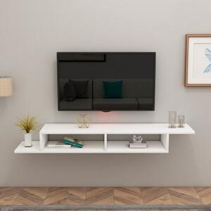 Mobile Porta TV Sospeso 120 Cm Design Moderno Muson Bianco