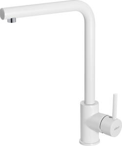 ELLECI Rubinetto Cucina Miscelatore Lavello Monocomando in Metaltek colore Bianco - MKKTRA96 Trail